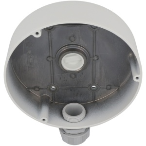 Doza conexiuni camera Hikvision DS-1280ZJ-DM45, fabricata din aliaj de aluminiu, management cabluri, culoare alb (Hikvision White), montaj pe perete sau tavan, rezistenta la exterior - Img 4