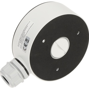 Doza jonctiune HikVision rotunda DS-1280ZJ-TR13, material aliaj de aluminiu, culoare alb Hikvision, montaj profesional camere supraveghere, rezistenta la intemperii, organizare cabluri, design compact, uz exterior - Img 7