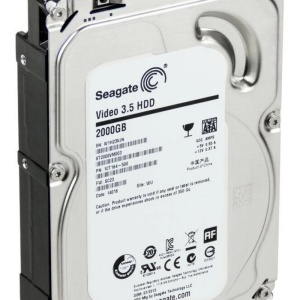 Hard Disk intern Seagate Pipeline 3.5" 2TB, ST2000VM003, SATA III, 5900 rpm, 64MB cache, ideal pentru sisteme de supraveghere video DVR/NVR, operare continua 24/7, consum redus de energie