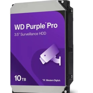 HDD SATA Western Digital WD Purple Pro 10TB 3.5-inch WD102PURP, CMR, 7200 RPM, cache 512MB, viteza transfer pana la 272MB/s, fiabil pentru supraveghere
