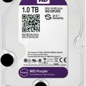 HDD Supraveghere Western Digital Purple 1TB WD10PURZ, 5400 RPM, 64MB Cache, interfata SATA III, tehnologie AllFrame, suporta pana la 64 camere HD, functionare 24/7, tehnologie CMR, format 3.5 inch - Img 4