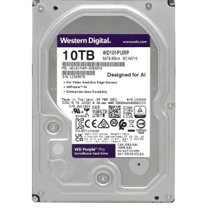 HDD Western Digital Purple Pro WD101PURP 10TB, 7200 RPM, 256MB Cache, SATA III, tehnologie CMR, optimizat pentru AI si Deep Learning, sarcina lucru 550TB/an, suporta 64 camere, fiabilitate 24/7, garantie 5 ani - Img 2