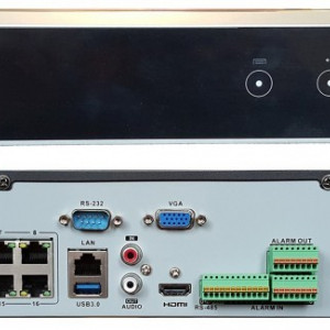 NVR 16 canale HikVision DS-7716NI-K4/16P, rezolutie 4K, 16 porturi PoE (Plug & Play), suporta 4 HDD max 10TB/buc, latime banda 160 Mbps, compresie H.265+, 1.5U, iesire HDMI/VGA, interfata Audio/Alarma - Img 2