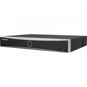 NVR IP 16 canale Hikvision DS-7616NXI-K1, tehnologie AcuSense pentru filtrare alarme false, rezolutie 4K, compresie H.265+, latime banda 160Mbps, suporta 1 HDD pana la 10TB, decodare 12MP, iesire video HDMI/VGA