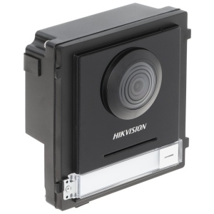 Panou HikVision videointerfon modular de exterior 1 xbuton apelare, camera video wide angle 180° Fish eye 2MP DS-KD8003-IME1/EU - Img 2