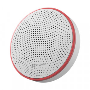 Sirena inteligenta de exterior/interior Ezviz CS-T9C, tehnologie ZigBee 3.0, intensitate sonora reglabila pana la 105dB, alimentare duala (baterii sau 12V), protectie IP54, alarma antisabotaj, control prin aplicatie