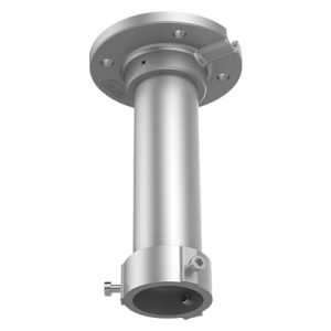 Suport de tavan tip pendul Hikvision DS-1661ZJ pentru camere PTZ, lungime brat 20cm, fabricat din aliaj de aluminiu, culoare Hikvision White, design robust pentru exterior si interior, ideal pentru montaj in spatii cu tavan inalt sau depozite - Img 5