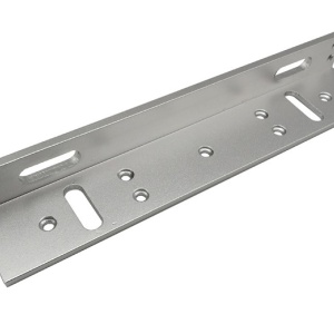 Suport L pentru electromagnet SM-L280, accesoriu montaj, Secpral, SM-280-L, fabricat din aluminiu rezistent, instalare simplă pe diverse tipuri de uși, dimensiuni 250 x 47 x 28 mm, greutate redusă 0.27 kg, finisaj argintiu