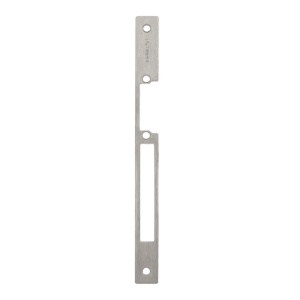 Suport lung pentru incuietori tip strike, accesoriu montaj DORCAS-LX-22, fabricat din otel inoxidabil, pentru incuietori incastrabile, dimensiuni 250 x 22 x 3 mm, masa bruta 0.07 kg, rezistent la coroziune