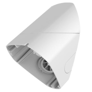 Suport montaj inclinat pe tavan HikVision DS-1281ZJ-DM25-B, doza de conexiuni pentru camere dome, material aliaj de aluminiu, culoare Hikvision White, design ergonomic, montaj la interior si exterior, rezistent