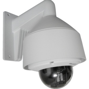 Suport perete camera dome HikVision DS-1273ZJ-DM26-B cu doza de conexiuni integrata, material aliaj aluminiu, culoare alb HikVision, organizare cabluri, rezistent la intemperii, montaj stabil, design profesional - Img 3