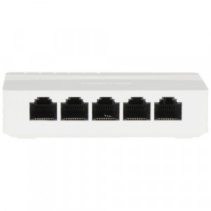 Switch 4 porturi Gigabit Hikvision carcasa din plastic DS-3E0505D-E - Img 2