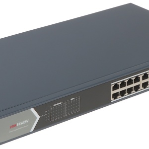 Switch Gigabit HikVision Smart Managed DS-3E1526P-SI, 24 porturi PoE (30W/port), 2 porturi SFP fibra optica, PoE Watchdog, mod Extend 300m, protectie 6KV, management L2 (VLAN/STP), vizualizare topologie retea - Img 4