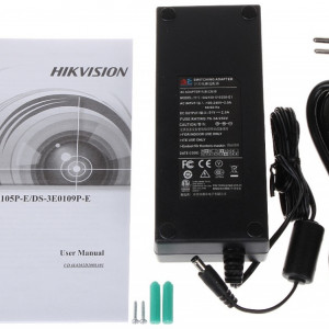 Switch PoE unmanaged HikVision DS-3E0109P-E, 8 porturi Fast Ethernet PoE, 1 port Uplink, transmisie pana la 300m, functia VIP port, protectie supratensiune 6KV, Intelligent PoE Management, carcasa metalica - Img 5