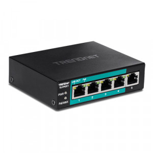 Switch Trendnet 4 porturi Fast Ethernet Long Range 250m PoE+ 60W 1 port Fast Ethernet TE-FP051