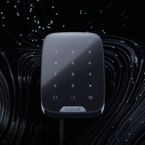 Tastatura control wireless Ajax KeyPad Jeweller, comunicare bidirectionala, raza semnal 1700m, protectie anti-sabotaj si criptare, coduri de acces personalizate, functie panica, culoare negru, design slim - Img 6