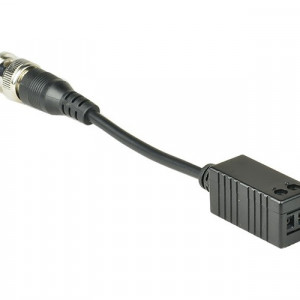 Video Balun pasiv Hunt HTA-TTP111HDL, transmisie semnal HD-CVI/TVI/AHD 720p 300m si 1080p 200m prin cablu UTP, conector BNC male cu pigtail 10cm, terminal cu surub, design compact pentru DVR, fara alimentare - Img 2