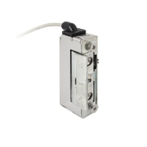 Yala electromagnetica incastrabila Dorcas DORCASSW992ABDF25C, rezistenta la apa IP65, memorie mecanica, buton de deblocare, impuls, 10-24V AC/DC