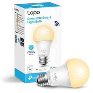 Bec LED inteligent TP‑Link Tapo L510E Wi‑Fi E27, 8.7W, 806 lumeni, 2700K, reglabil, Wi‑Fi 2.4GHz, durata de viata 15.000 ore, unghi fascicul 220°, dimensiuni 115x60 mm, certificari CE si RoHS, control smart prin aplicatie