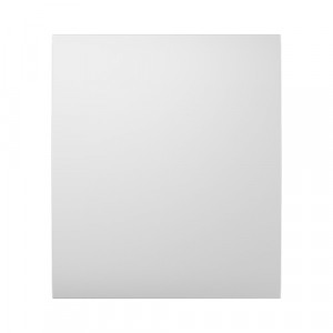 Buton central Ajax CenterButton (1-gang / 2-way) pentru rame multiple LightSwitch, tactil/contactless, senzor apropiere 15mm, culoare alb(White), compatibil cu releu LightCore simplu sau cap-scara