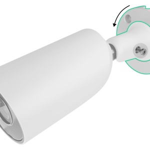 Camera bullet Ajax IP 8.0MP lentila 4 mm IR 35m PoE alb BulletCam(B) (8 Mp/4 mm) - Img 4