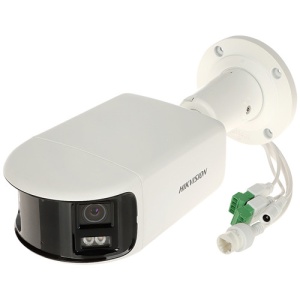 Camera HikVision IP 4K Panoramic View 180 lumina alba 30 m cu microfon DS-2CD2T87G2P-LSU/SL(C) - Img 3