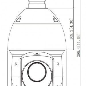 Camera PTZ Dahua 2MP DH-SD49225-HC-LA, Full HD, zoom optic 25x, tehnologie Starlight, IR 100m, True WDR 120dB, tehnologie HDCVI, protectie exterior IP66, carcasa metalica, control PTZ pe cablu coaxial - Img 4