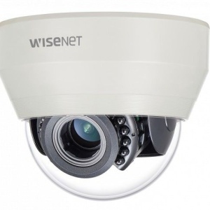 Camera supraveghere analogica Hanwha Vision Dome 2MP HCD-6070R, lentila varifocala 3.2-10mm, Full HD 1080p, True WDR 120dB, infrarosu 20m, SSNR IV, detectie miscare, alimentare duala 12V/24V, transmisie 500m