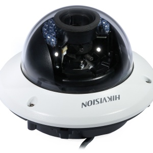 Camera supraveghere analogica HikVision Dome 2MP DS-2CE56D0T-VPIR3E(2.8-12mm), lentila varifocala manuala, IR 40m, PoC (Power over Coax), Smart IR, protectie IP67 si IK10, carcasa metalica, 2D DNR, Turbo HD - Img 2