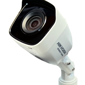 Camera supraveghere analogica HikVision HiWatch Bullet 5MP HWT-B150-M(2.8mm), Carcasa metalica, Rezolutie Super HD, Night Vision IR 20m, Semnal 4 in 1 TVI/AHD/CVI/CVBS, Protectie IP66, Imagine clara noaptea - Img 3