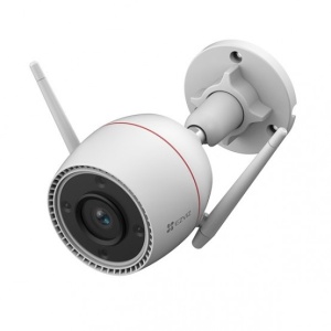Camera supraveghere exterior EZVIZ 3MP CS-H3C-R100-1K3WKFL Quad HD, detectie inteligenta forma umana, vedere nocturna color, aparare activa cu sirena si flash, audio bidirectional, Wi-Fi, slot card MicroSD, protectie IP67
