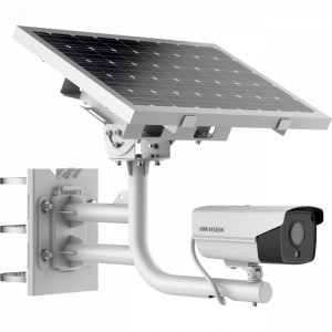 Camera supraveghere IP 4G HikVision bullet 2MP DS-2XS6A25G0-I/CH20S40 sistem solar, DarkFighter, WDR 120dB, panou fotovoltaic 40W, slot SIM 4G LTE, management baterie, IP66, IR 30m, fara acumulator inclus