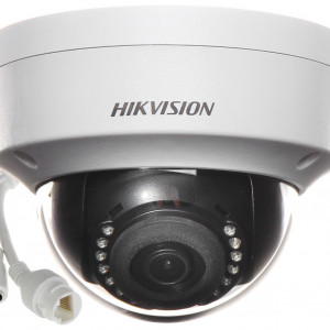 Camera supraveghere IP Dome 2 MP HikVision DS-2CD1121-I(2.8mm)(F), tehnologie EXIR 2.0, infrarosu 30m, protectie antivandal IK10, rezistenta intemperii IP67, compresie H.264, Digital WDR, senzor CMOS 1/2.8 inch, montaj tavan
