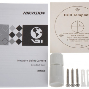Camera supraveghere IP HikVision Bullet 2MP DS-2CD1023G0E-I(2.8mm)(C), EXIR 2.0, IR 30m, compresie H.265+, protectie IP67, tehnologie DWDR, analiza video Motion Detection, carcasa metal si plastic - Img 2