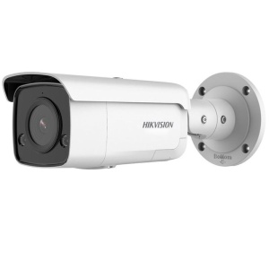 Camera supraveghere IP HikVision Bullet 4MP DS-2CD2T46G2H-2I(4mm), DarkFighter, AcuSense (clasificare om/vehicul), IR pana la 60m, 120 dB WDR, protectie IP67, H.265+, slot card 512GB, analiza video inteligenta, carcasa metalica, 2K