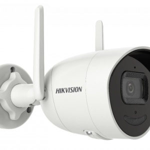 Camera supraveghere IP HikVision Bullet 4MP DS-2CV2041G2-IDW(2.8mm)(E), Wi-Fi, audio bidirectional (microfon si difuzor), IR 30m, slot card pana la 512GB, protectie IP66, EXIR 2.0, compresie H.265, gestionare Hik-Connect