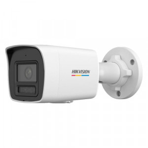 Camera supraveghere IP Hikvision Bullet 6MP DS-2CD1067G2H-LIU(2.8mm), tehnologie ColorVu si Smart Hybrid Light, analiza video detectie om si vehicul, microfon incorporat, slot card 512GB, H.265+, protectie IP67, carcasa metal
