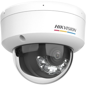 Camera supraveghere IP HikVision dome 4MP DS-2CD1147G3H-LIU Smart Hybrid Light IR30m WL30m, True WDR 120dB, microfon incorporat, lentila 2.8mm, compresie H.265+, alimentare PoE/12V, antivandal IK08, clasa IP67 - Img 2
