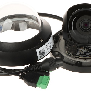 Camera supraveghere IP HikVision Dome 4MP DS-2CD2143G2-IS(2.8mm)(Black), AcuSense, detectie om/vehicul, H.265+, IR 30m, WDR 120dB, interfata audio/alarma, protectie IP67 si IK10, slot card SD, carcasa metalica neagra - Img 6