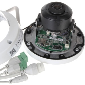 Camera supraveghere IP Hikvision Dome 8MP DS-2CD2183G2-IS(2.8mm), tehnologie AcuSense, rezolutie 4K Ultra HD, protectie antivandal IK10, interfata audio si alarma, WDR 120dB, compresie H.265+, slot card, IP67 - Img 2