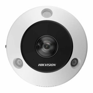 Camera supraveghere IP HikVision Fisheye 12MP DS-2CD63C5G1-IVS(1.29mm) DeepinView, Heatmap, dewarping multi-mode, audio bidirectional, microfon si difuzor incorporat, IR 15m, lentila Panomorph, protectie IP67, IK10 - Img 2