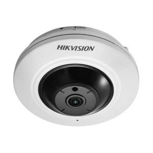 Camera supraveghere IP HikVision Fisheye 3MP DS-2CD2935FWD-I(1.16mm), vedere panoramica 180 grade, tehnologie DarkFighter, WDR 120dB, compresie H.265+, IR 8m, slot card microSD, alimentare PoE, 3D DNR, analiza video, ONVIF