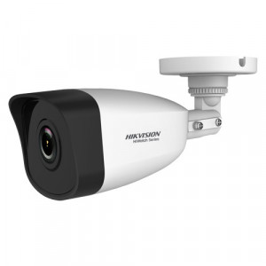 Camera supraveghere IP HikVision HiWatch Bullet 2MP HWI-B121H(2.8mm), compresie H.265+, EXIR IR pana la 30m, protectie IP67, digital WDR, alimentare PoE, carcasa metalica, 3D DNR, BLC, ONVIF