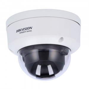 Camera supraveghere IP HikVision HiWatch Dome 4MP HWI-D149H(2.8mm), Tehnologie ColorVu 24/7, Rezolutie 2K, Protectie antivandal IK08, Protectie IP67, Compresie H.265+, Performanta excelenta in lumina slaba, Imagine color noaptea