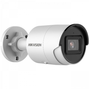 Camera supraveghere IP HikVision Mini Bullet 6MP DS-2CD2063G2-I(6mm), tehnologie AcuSense, Deep Learning, WDR 120dB, iluminare IR pana la 40m, protectie IP67, compresie H.265+, slot card, analiza video VCA
