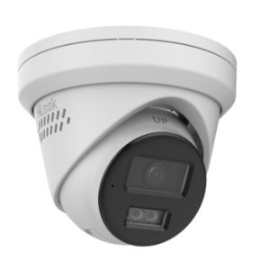 Camera supraveghere IP Hikvision Pro Series turret 4MP DS‑2CD2347G3‑LIS2UY/SL(2.8mm) ColorVu 24/7, HikAI‑ISP, Smart Hybrid Light IR+WL, AI detectie persoane/vehicule, dual microfon, two‑way audio + strobe alarm, IP67, NEMA4X