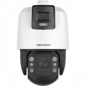 Camera supraveghere IP HikVision Speed Dome 4MP DS-2SE7C144IW-AE(32X/4)(S5), TandemVu, Zoom Optic 32x, DarkFighter, IR 200m, Smart Tracking, alarma audio-vizuala, Hi-PoE, IP66, slot card, monitorizare duala