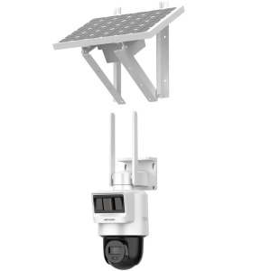 Camera supraveghere IP HikVision turret 2 MP DS-2DE2C200IWG-K/4G/C05S10(2.8mm), 4G LTE, PIR+radar pentru detectie precisa, audio bidirectional cu microfon si difuzor, stocare microSD pana la 512 GB, IP66, reglaj manual radar 0°/10°/20° - Img 2