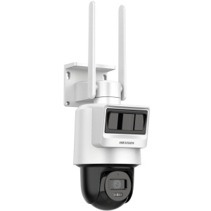 Camera supraveghere IP HikVision turret 2 MP DS-2DE2C200IWG-K/4G/C09S20(2.8mm), 4G LTE, PIR+radar pentru detectie precisa, audio bidirectional cu microfon si difuzor, stocare microSD pana la 512 GB, IP66, reglaj manual radar 0°/10°/20° - Img 3