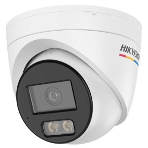 Camera supraveghere IP Hikvision turret 4MP DS-2CD1347G3H-LIU(2.8mm), Value Series ColorVu 3.0 pentru imagini color 24/7, Motion Detection 3.0 cu clasificare persoane/vehicule, Smart Hybrid Light IR+White Light, microfon audio, IP67, PoE